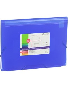 Carpeta fuelle fº 13 departamentos azul polipropileno